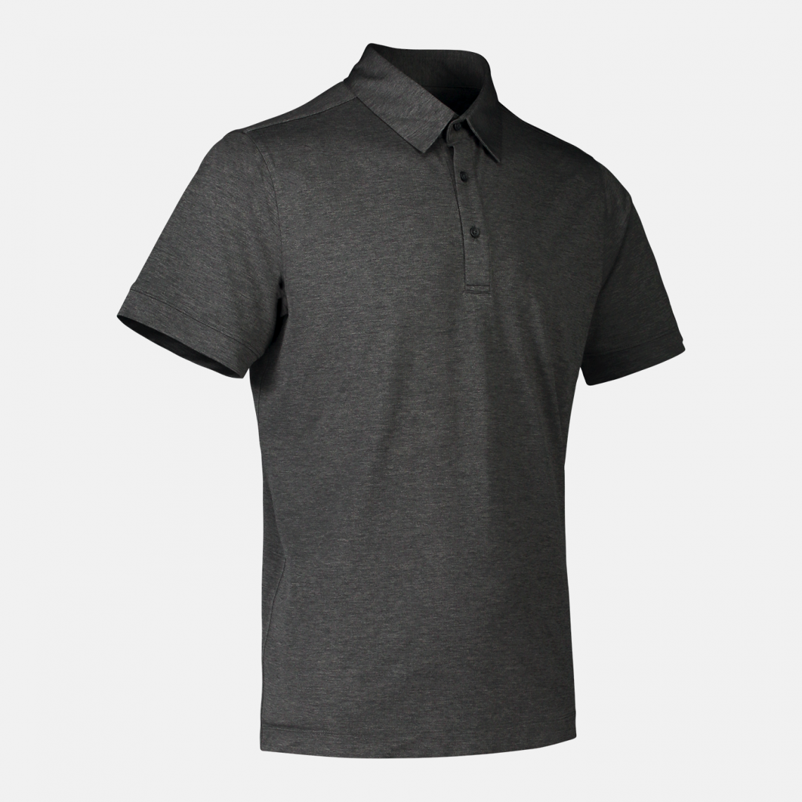 Piké i återvunnen polyester grå